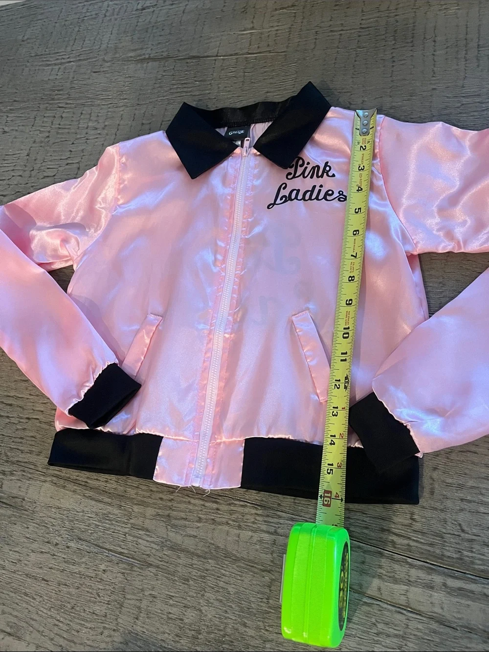 Grease Pink Satin Bomber Jacket - Standard Child
